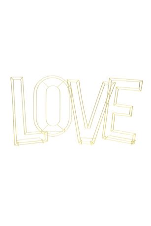 Wire Love Decor Letters