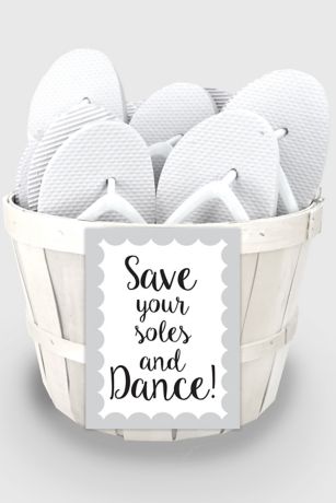 Wedding Flip Flop Favors Set of 6