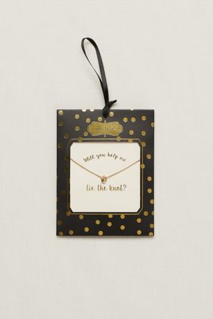 Will You Help Me Tie The Knot Necklace