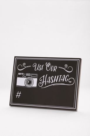 Wedding Hashtag Reception Sign