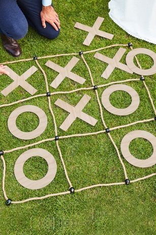 Wood and Rope Outdoor XO Party Game