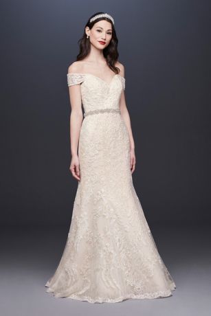 As Is Off-the-Shoulder Mermaid Wedding Dress