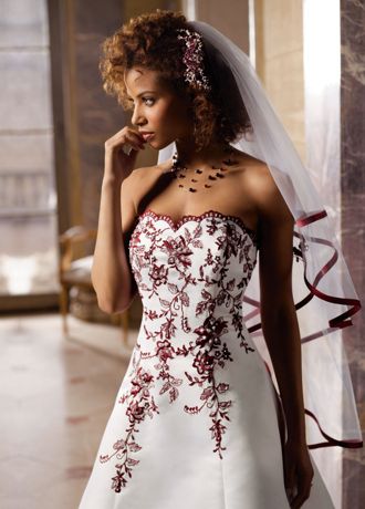 A-line Gown w/ Beaded Lace and Scalloped Neckline