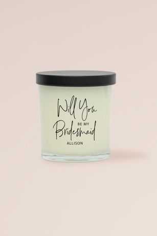 Will You Be My Bridesmaid Personalized Soy Candle