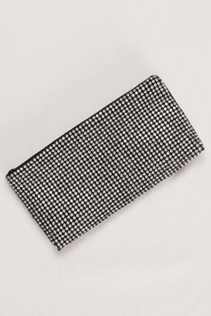 Allover Crystal Soft Clutch