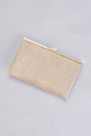 Allover Glitter Metallic Clutch