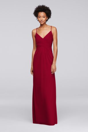 Adjustable Tie-Back Bridesmaid Dress