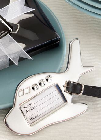 Airplane Luggage Tag in Gift Box with Suitcase Tag