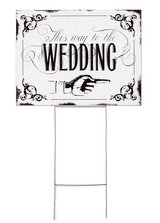 Vintage Wedding Sign