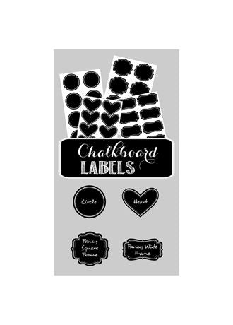 Vinyl Chalkboard Labels Set of 24