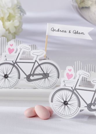 Vintage-Inspired Bicycle Favor Box Set of 24