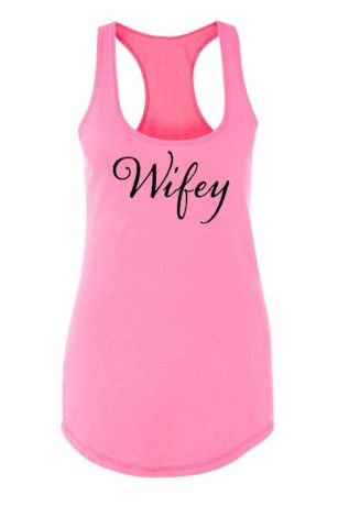 Wifey Racerback Tank Top