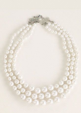 3 Strand Pearl Nested Necklace