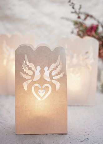 Wedding Luminaries Pack of 12