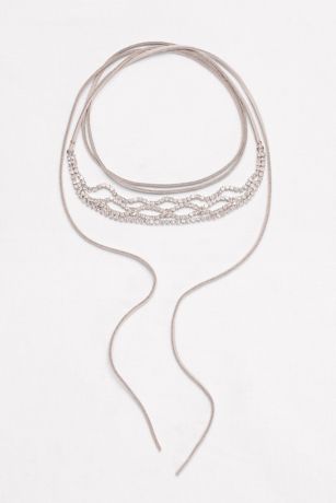 Wide Stone Wrap Choker