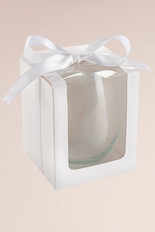 White 15 oz Glassware Gift Boxes