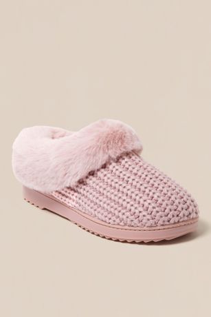 Womens Hannah Knit Clog Slipper