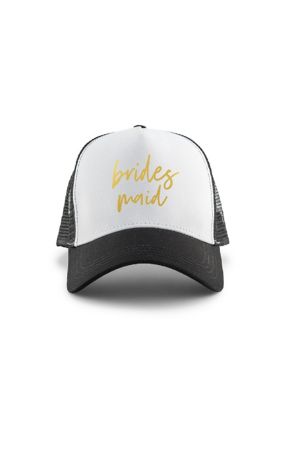 Wedding Party Script Mesh Trucker Hat