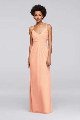 Adjustable Tie-Back Bridesmaid Dress