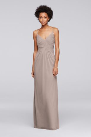 Adjustable Tie-Back Bridesmaid Dress