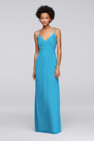 Adjustable Tie-Back Bridesmaid Dress