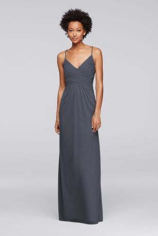 Adjustable Tie-Back Bridesmaid Dress