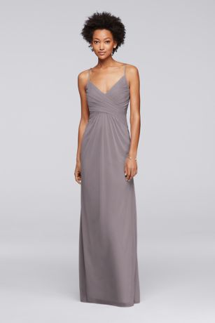 Adjustable Tie-Back Bridesmaid Dress