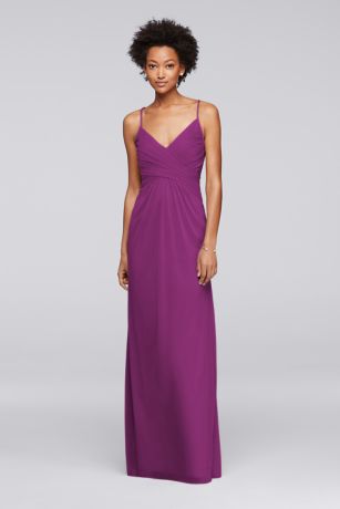 Adjustable Tie-Back Bridesmaid Dress