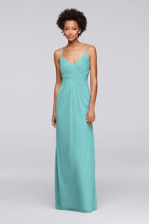 Adjustable Tie-Back Bridesmaid Dress