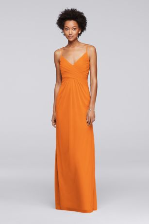 Adjustable Tie-Back Bridesmaid Dress