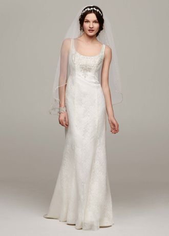 All Over Lace Tank Gown