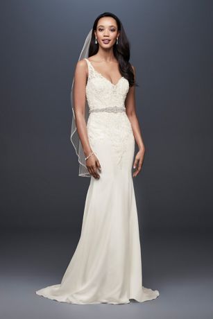 As Is Crepe Petite Mermaid Wedding Dress