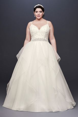 As Is No Train Plus Size Ball Gown Wedding Dress