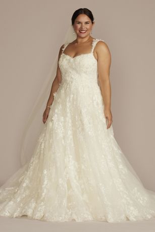 As Is Lace Applique Tank Ball Gown Wedding Dress