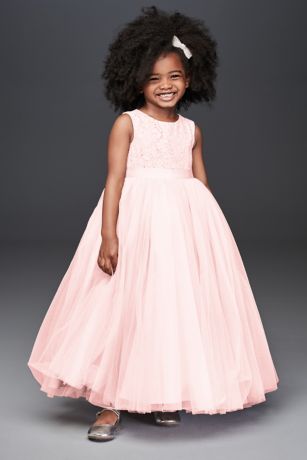 As Is Heart Cutout Ball Gown Flower Girl Dress