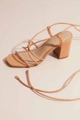 Ankle Tie Strappy Block Heel Sandal