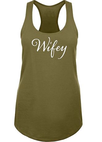 Wifey Racerback Tank Top