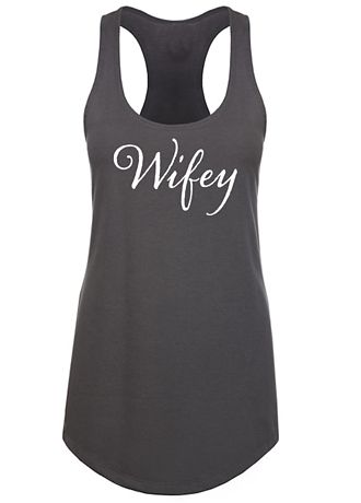 Wifey Racerback Tank Top