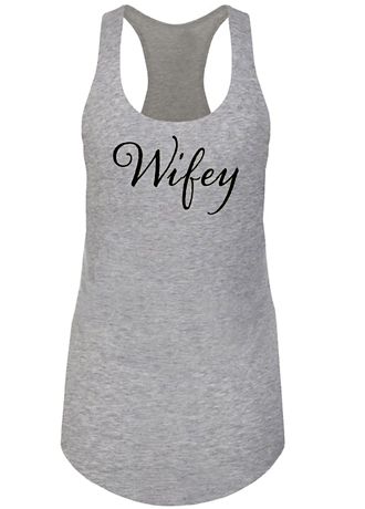 Wifey Racerback Tank Top