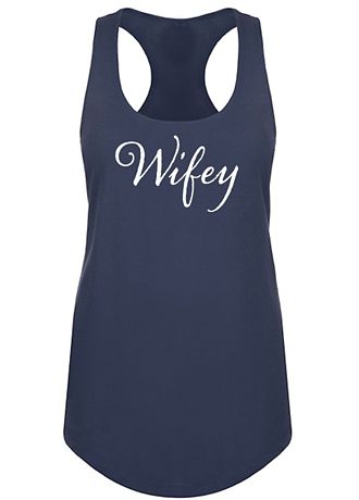 Wifey Racerback Tank Top