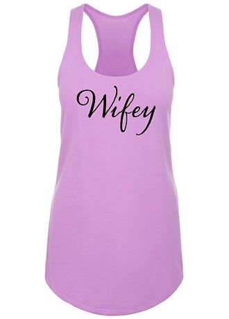 Wifey Racerback Tank Top