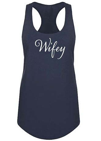 Wifey Racerback Tank Top