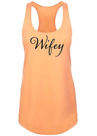 Wifey Racerback Tank Top