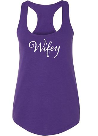 Wifey Racerback Tank Top