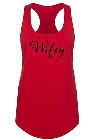 Wifey Racerback Tank Top