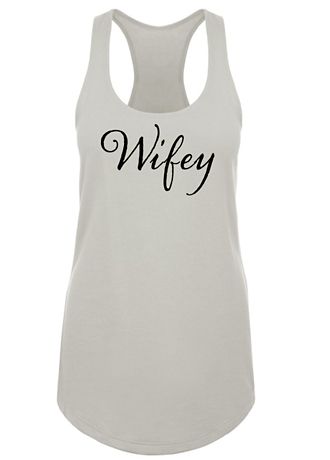 Wifey Racerback Tank Top