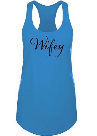 Wifey Racerback Tank Top