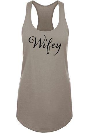 Wifey Racerback Tank Top