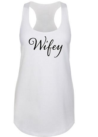 Wifey Racerback Tank Top