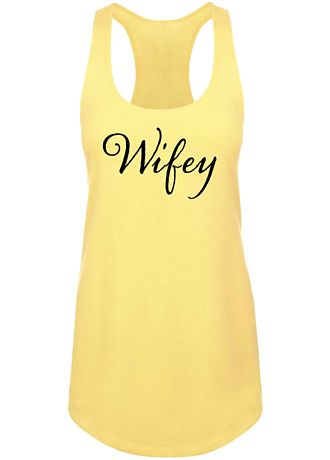 Wifey Racerback Tank Top